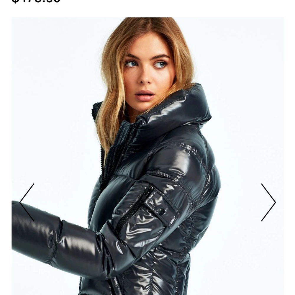 Shiny Puffer Jacket - Picture 6 of 7